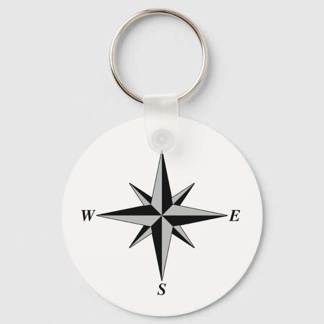 North Arrow Keychain (Front)