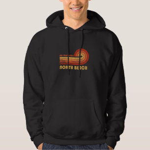 North Beach San Francisco California Retro Vintage Hoodie