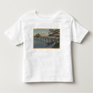 North Bend, Oregon - Coos Bay Bridge View Toddler T-Shirt