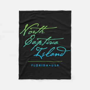 North Captiva Island Florida Fleece Blanket
