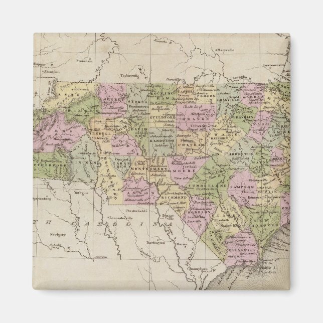 North Carolina 4 Magnet (Front)
