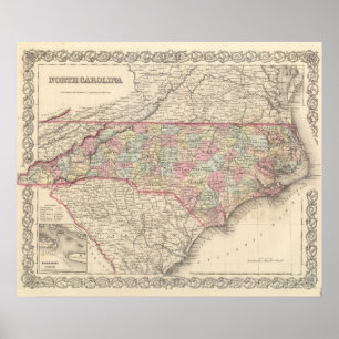 North Carolina 4 Poster