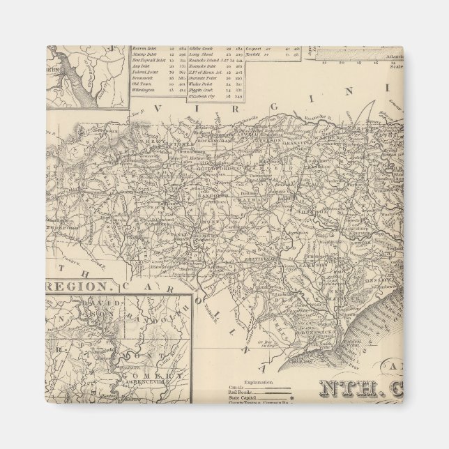 North Carolina 6 Magnet (Front)