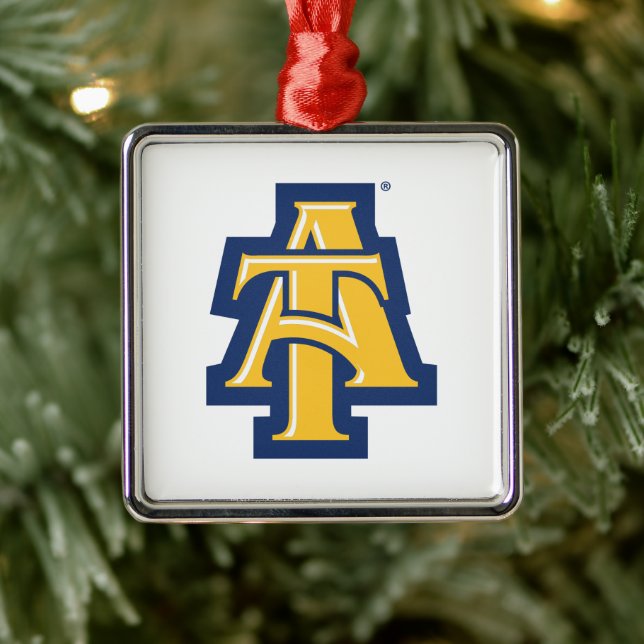 North Carolina A&T State University | A Logo 2 Metal Ornament (Tree)