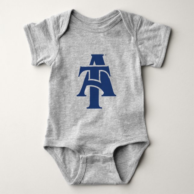 North Carolina A&T State University | A Logo Baby Bodysuit (Front)