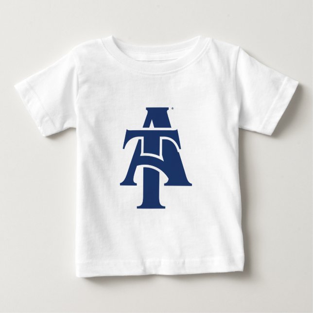 North Carolina A&T State University | A Logo Baby T-Shirt (Front)
