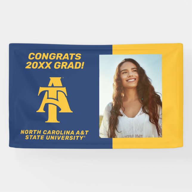 North Carolina A&T State University | A Logo Banner (Horizontal)