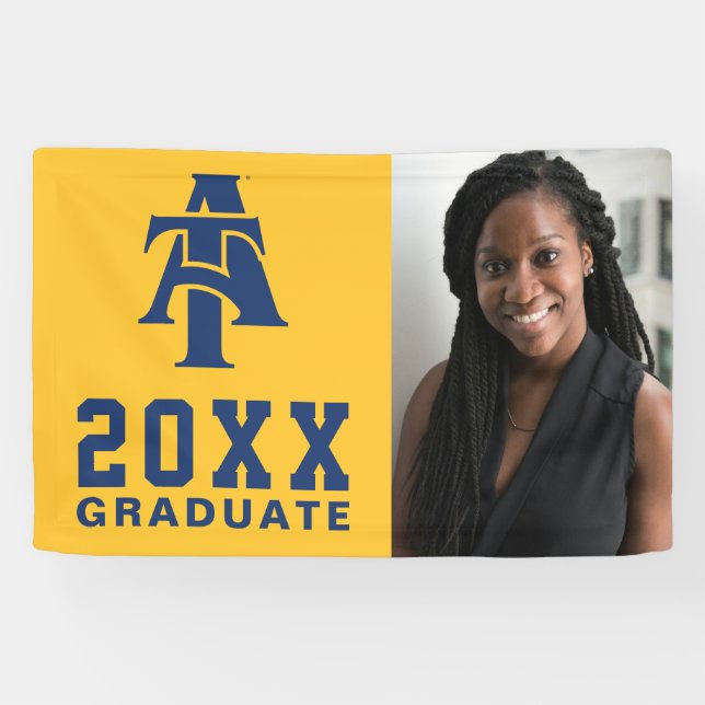 North Carolina A&T State University | A Logo Banner (Horizontal)