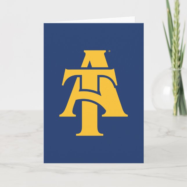 North Carolina A&T State University | A Logo Card (Front)