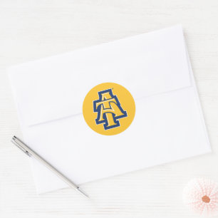 North Carolina A&T State University   A Logo Classic Round Sticker
