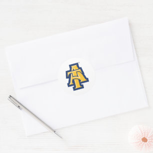 North Carolina A&T State University   A Logo Classic Round Sticker