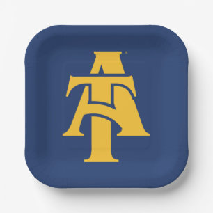 North Carolina A&T State University   A Logo Paper Plate