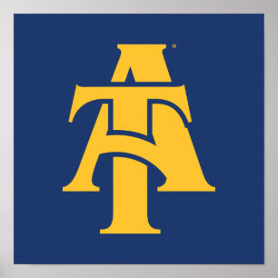 North Carolina A&T State University A Logo Poster