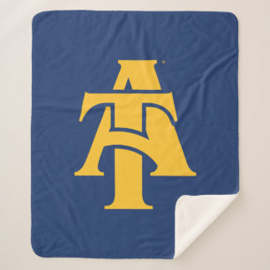 North Carolina A&T State University   A Logo Sherpa Blanket