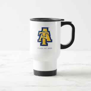 North Carolina A&T State University   A Logo Travel Mug