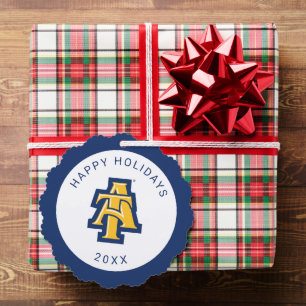 North Carolina A&T State University A Logo Tree Decoration Card