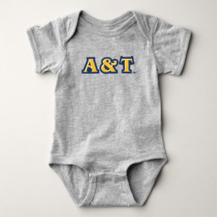 North Carolina A&T State University A&T Wordmark Baby Bodysuit