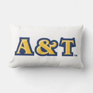 North Carolina A&T State University A&T Wordmark Lumbar Cushion