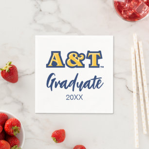 North Carolina A&T State University A&T Wordmark Napkin