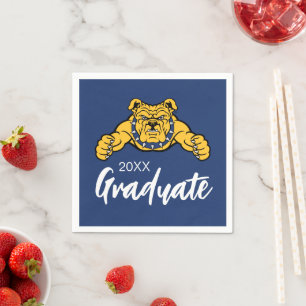 North Carolina A&T State University   Bulldog Napkin