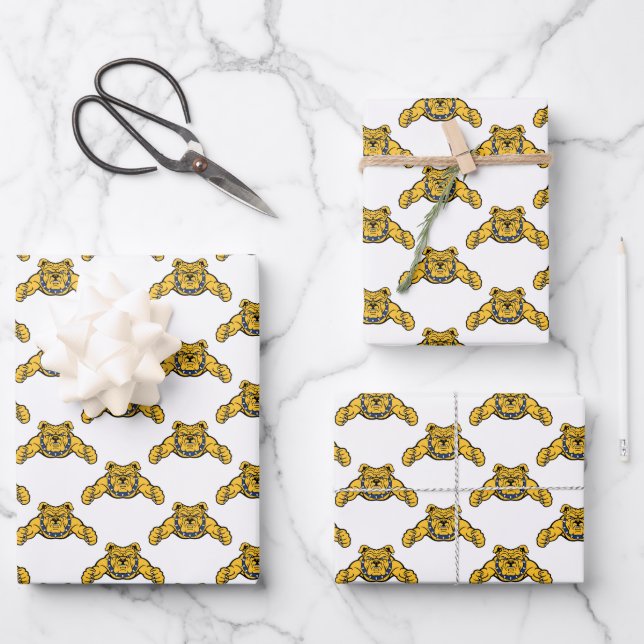 North Carolina A&T State University | Bulldog Wrapping Paper Sheet (Front)