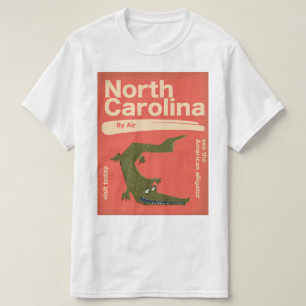 north Carolina Alligator travel poster T-Shirt