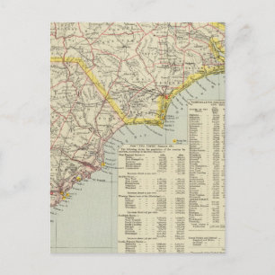 North Carolina and South Carolina 2 Postcard