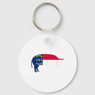 North Carolina Bbq Pork Barbecue Capitol Funny _1 Key Ring