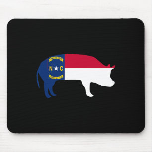 North Carolina Bbq Pork Byrbecue Capitol Funny Mouse Pad