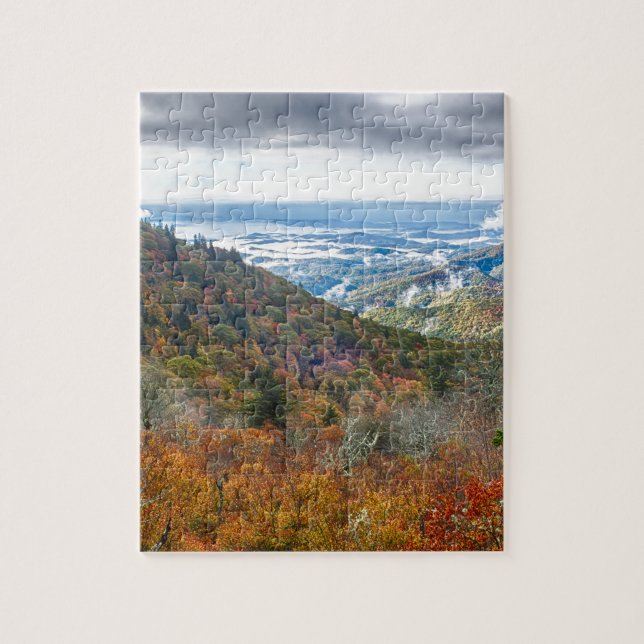 north carolina blue ridge parkway smoky mountains jigsaw puzzle (Vertical)