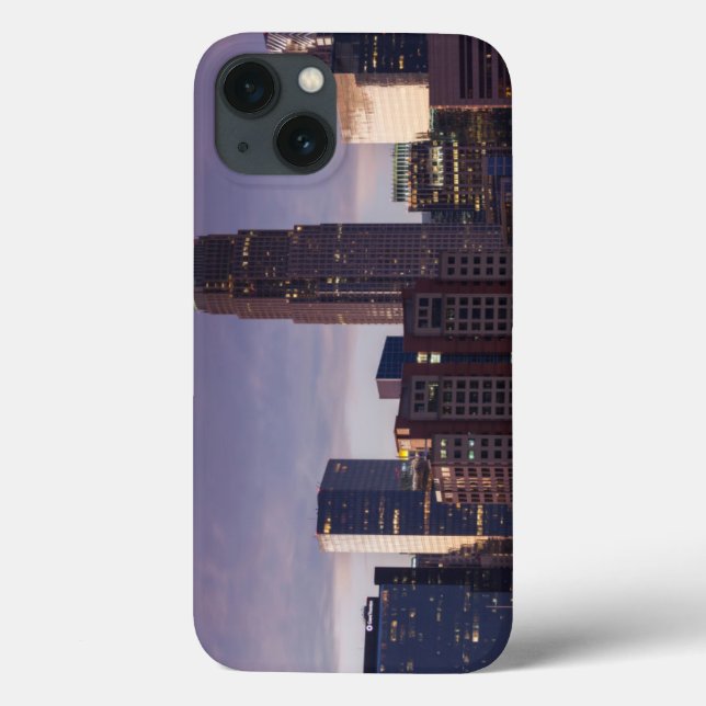 North Carolina, Charlotte, elevated view Case-Mate iPhone Case (Back)