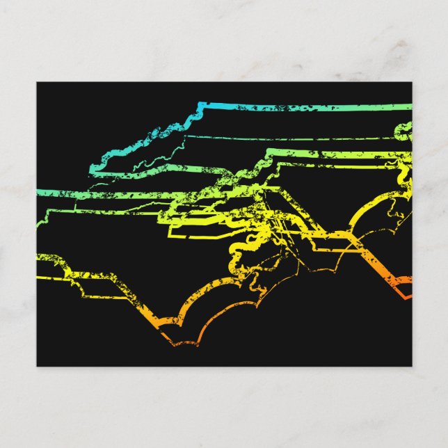 north carolina chill blur postcard (Front)