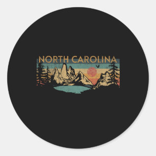 North Carolina Classic Round Sticker