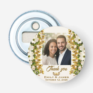 North Carolina Dogwood Wedding Bottle Opener