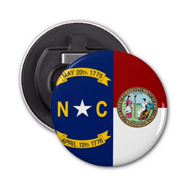 North Carolina flag Bottle Opener (Front)