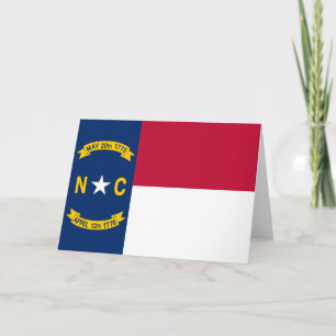 North Carolina Flag Card