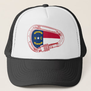 North Carolina Flag Climbing Carabiner Trucker Hat