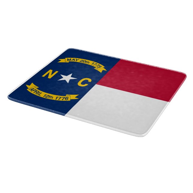 North Carolina Flag Cutting Board (Corner)