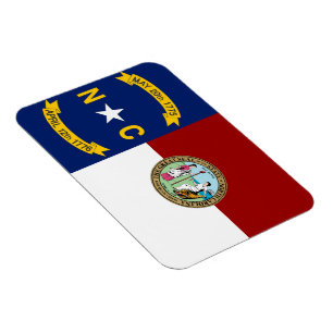 North Carolina flag Magnet