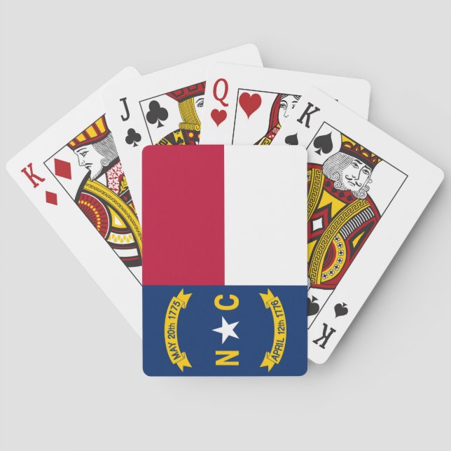 North Carolina Flag Playing Cards (Back)
