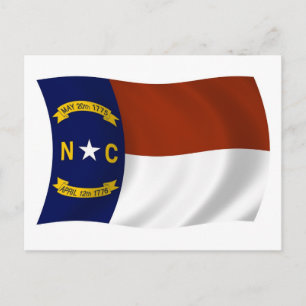 North Carolina Flag Postcard