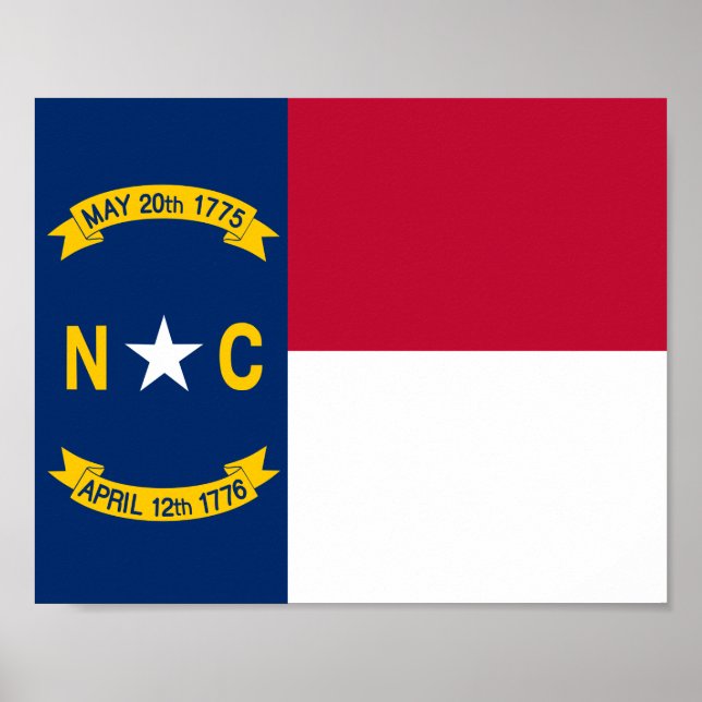 North Carolina Flag Poster (Front)