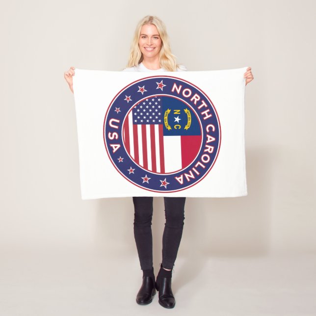 North Carolina Fleece Blanket (In Situ)