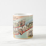 North Carolina Greetings Mug<br><div class="desc">A fun,  vintage postcard from North Carolina repurposed on a mug.</div>