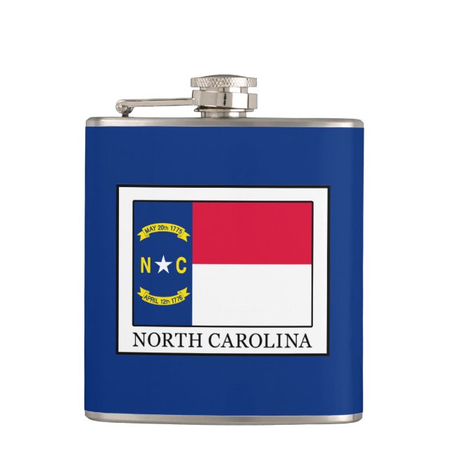 North Carolina Hip Flask (Front)