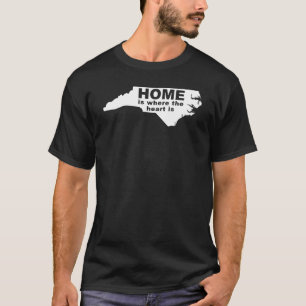 North Carolina Home Away From State T-Shirt Tees