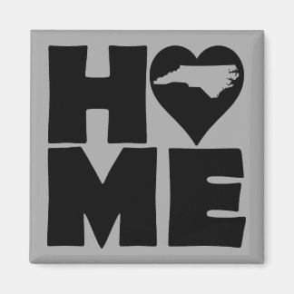 North Carolina Home Heart State Fridge Magnet