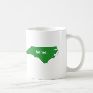 North Carolina home silhouette state map Coffee Mug