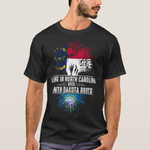 North Carolina Home South Dakota Roots State Tree T-Shirt