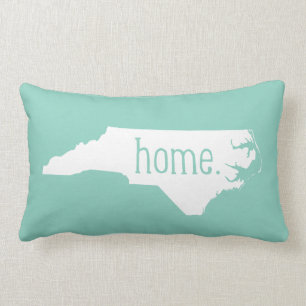 North Carolina Home State Throw Pillow